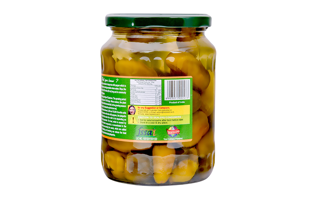 Golden Crown Jalapeno Whole In Vinegar   Glass Jar  670 grams